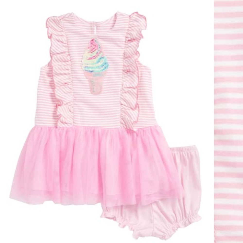 Ice cream cone tutu dress